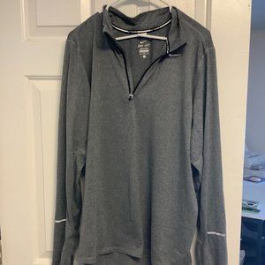 Nike | Dri-Fit Gray Quarter-Zip